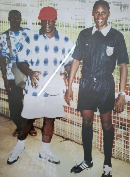 On duty as a match official